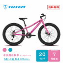 Totem自転車 金剛 子供用自転車 20インチ シマノ製7段変速機 ディスクブレーキ 子供用 アルミニウム合金6061 T6 5歳〜9歳 身長120cm 練習...