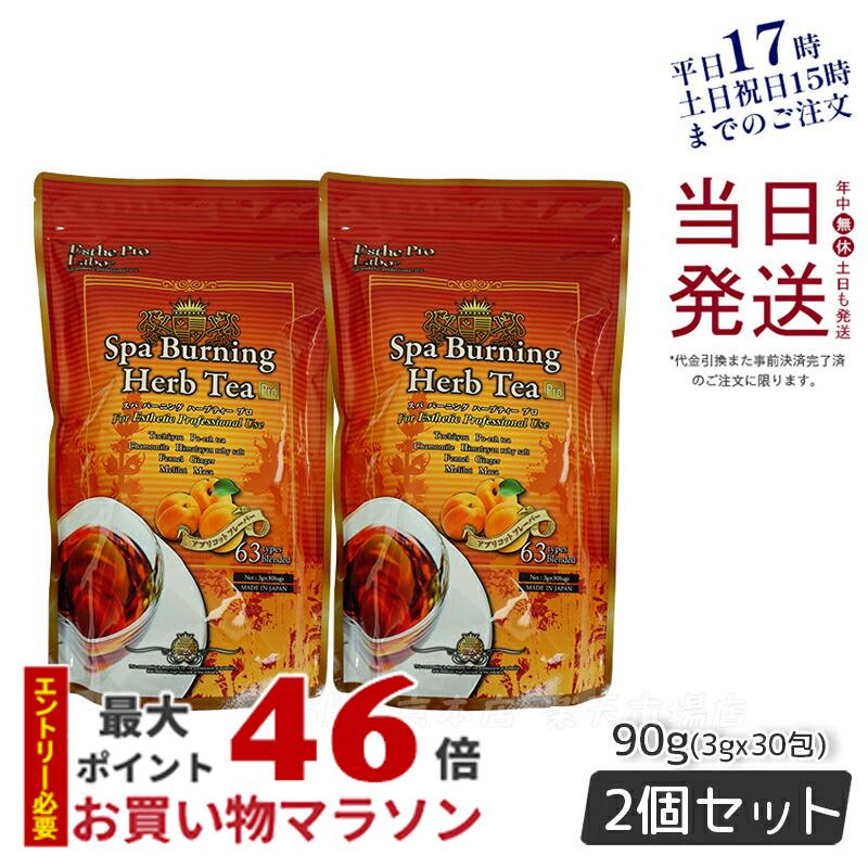 【2個セット】エステプロラボ スパ バーニング ハーブティー プロ 3g×30包 代謝系茶 送料無料 賞味期限2026年1月