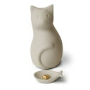 【ペット供養】■ Coccolino 骨つぼモニュメント ミーチョB ■ 骨壷 犬 猫 ペット用 ペット仏具別売り メモリアル かわいい 骨壷収納 ケース ミニ...