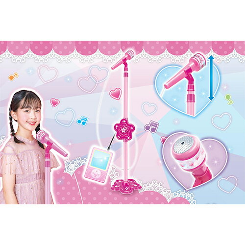 ラブリーキッズスタンドマイク (1個）{ お祭り 縁日 子供会 イベント 景品 夏祭り }