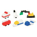 【国産】ブロック消しゴムのりもの(60個){ インバウンド 海外 お土産 景品 配り イベント 文房具 文具 新学期 卒業 プレゼント こども お祭り 縁日 子供会 イベント 景品 夏祭り }