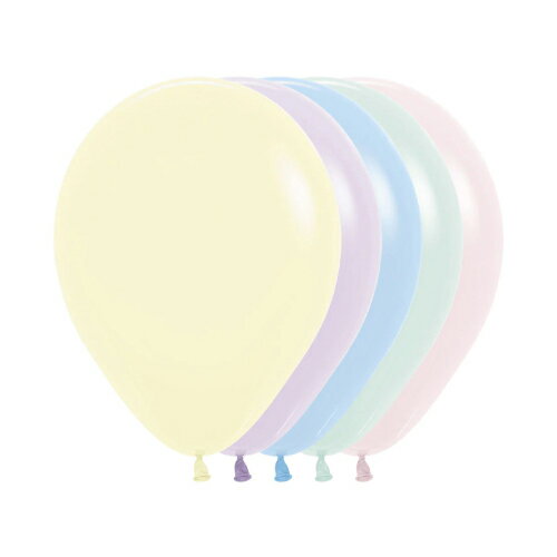 【クロネコゆうパケット送料無料】センペルテックス 12インチ( 30cm )丸型 パステルマットカラー 100枚{ お祭り 縁日 子供会 イベント 景品 夏祭り }