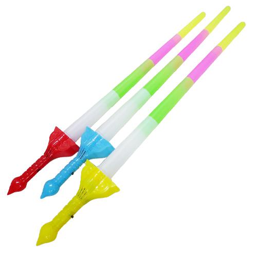 光るサウンドのびーる剣 (6個）{ 光る 光るおもちゃ 光り物 光る景品 お祭り 縁日 子供会 イベント 景品 夏祭り } 2