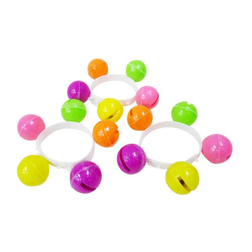 お祭り問屋の岸ゴムのカラフルリストバンドベル (25個）{ お祭り 縁日 子供会 イベント 景品 夏祭り }｜アングル2