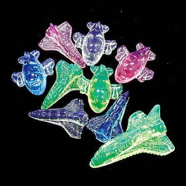 アクリルアイス 蛍光クリア 飛行機 ( 1kg )幼稚園 祭り 景品 子供会 縁日