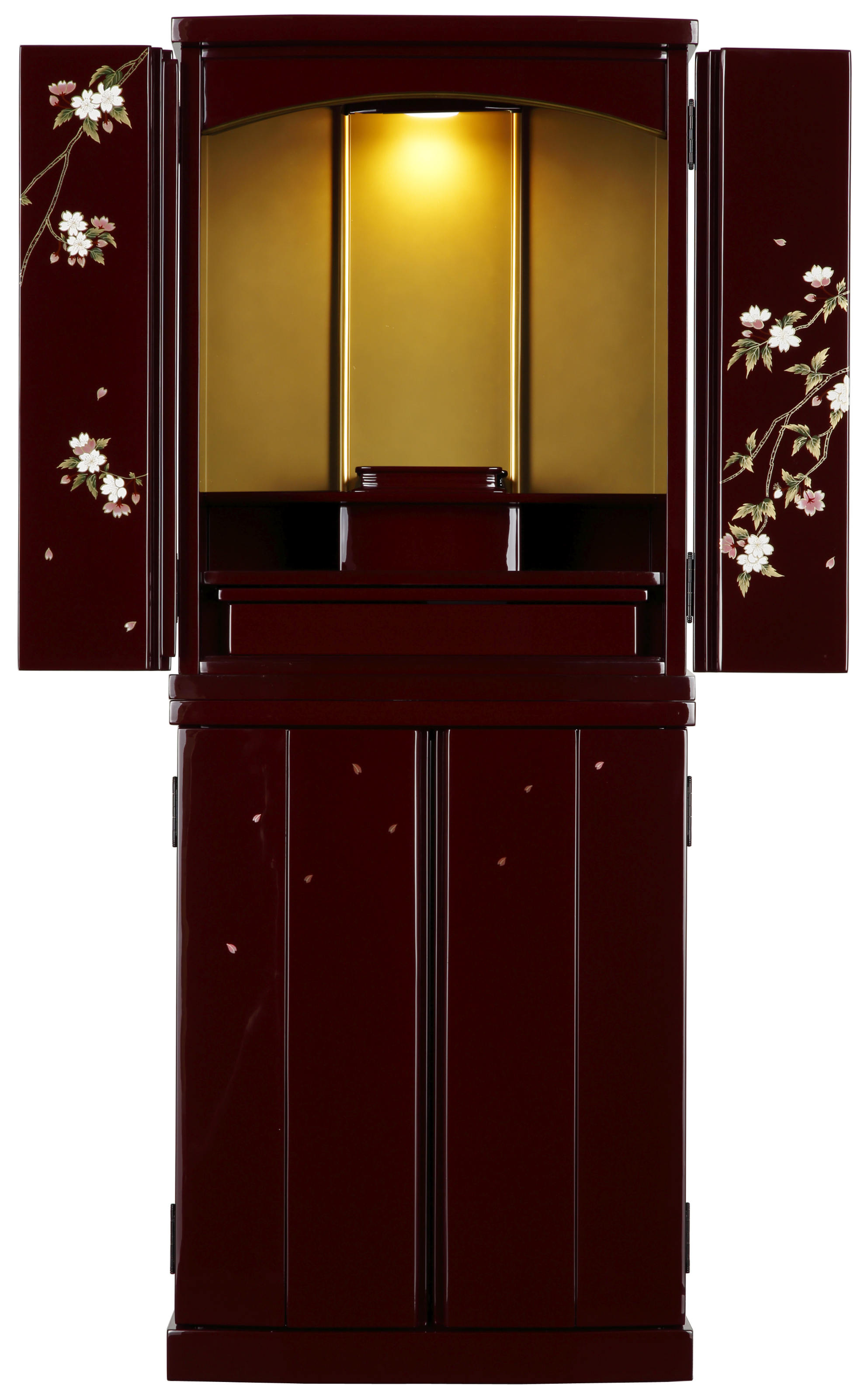 仏壇 塗りモダン おしゃれ【エキドナ】15×40号※お届けは らくらく家財宅急便（送料無料）