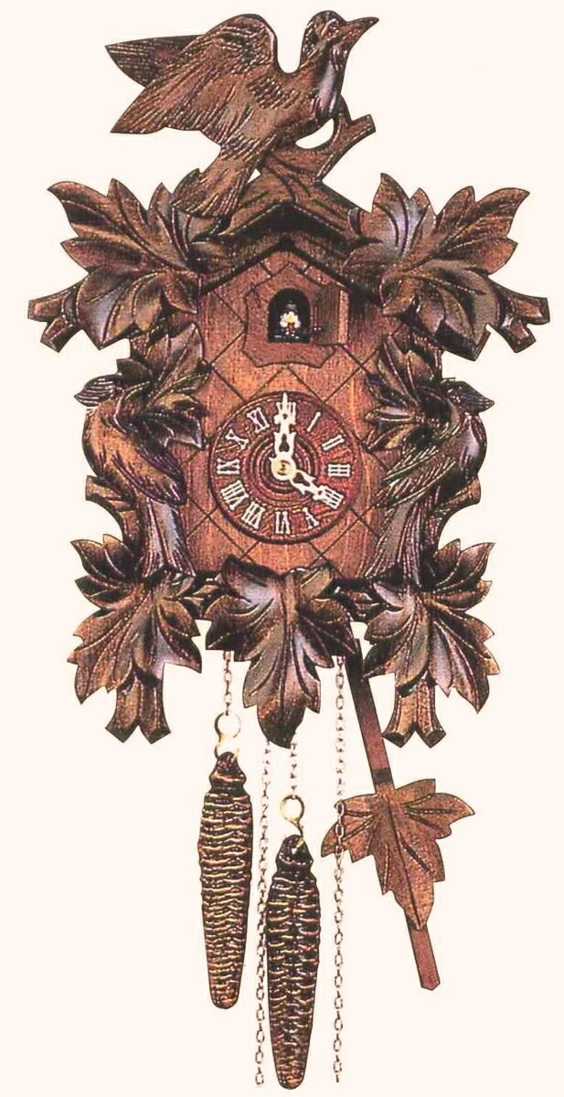 アントン・シュナイダー製カッコー時計はと時計112/9　1日巻モデル