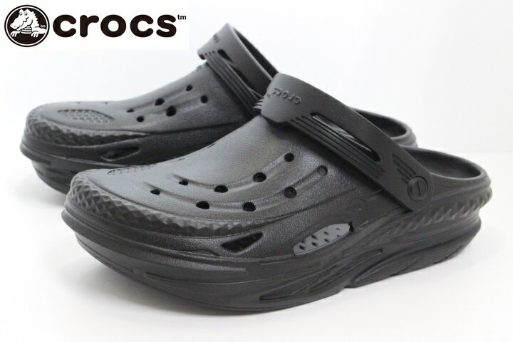 クロックス メンズ レディース クロッグサンダル オフ グリッド crocs off grid clog 209501 001 BLACK