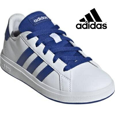 アディダス ジュニア スニーカー adidas GRAND COURT 2.0 K JQ8008 WHITE/BLUE