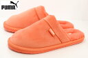 レディース スリッパ プーマ PUMA Fluff Mule BX 387025 04 salmon-puma white