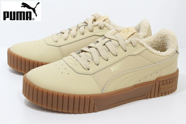 防寒 プーマ レディース スニーカー PUMA Carina 2.0 WTR 388480 02 LIGHT SAND