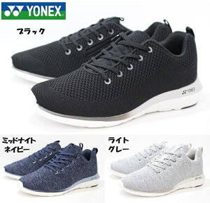 メンズ ウォーキングシューズ ヨネックス パワークッション YONEX M01Y BK MNNB LGR