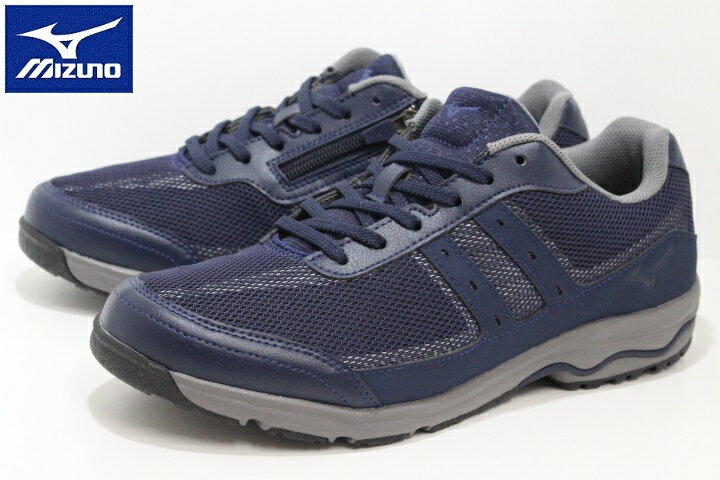 ミズノ メンズ ウォーキングシューズ ミズノ 幅広 3E mizuno LD AROUND 2 B1GC212714 NAVY