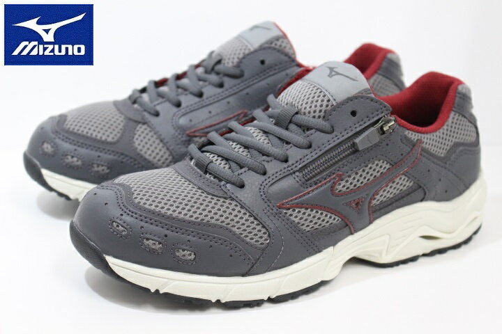 ミズノ メンズ ウォーキングシューズ ミズノ 幅広 3E mizuno WAVE EXPLORER FS2 B1GA210003 GRAY