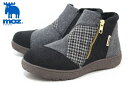 レディース ブーツ モズ 防寒 軽量 MOZ 9902207 BL ブラック