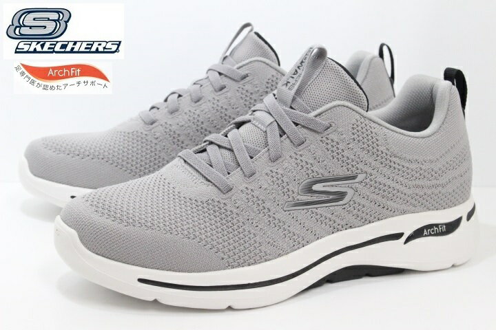 スケッチャーズ アーチフィット メンズ スニーカー SKECHERS GO WALK ARCH FIT GRAND SELECT 2.0 216263 LTGY