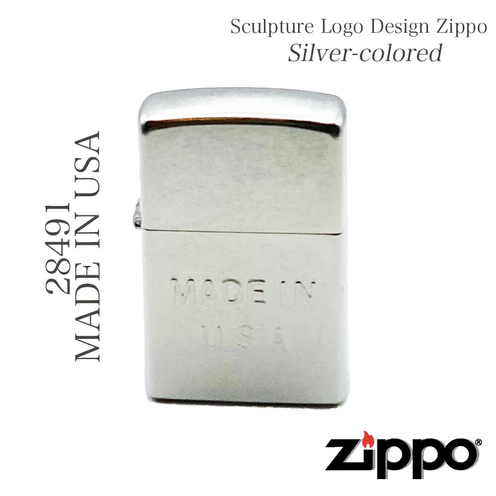 ZIPPO ジッポ 28491 MADE IN USA ZIPPOオイル ZIPPOライター 希少価値 ZIPPO ジッポ オイルライター ギフト プレゼント デザイン プリント ロゴ カラー