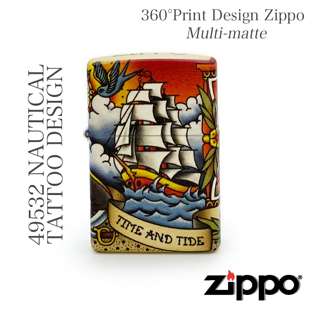 ZIPPO Wb| 49532 NAUTICAL TATTOO DESIGN ZIPPOIC ZIPPOC^[ 󏭉l ZIPPO Wb| ICC^[ Mtg v[g@fUC vg S J[ 360Sʃvg 360