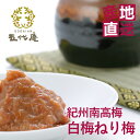 ねり梅 無添加 【 昔ながら 白干 紀州南高梅 白梅ねり梅 300g 壺 】 練り梅 ねり梅 チューブ 梅干 紀州 南高梅 自宅用 紀州南高梅 お取り寄せ 無添...