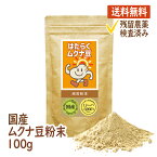 ムクナ豆 国産 100g×1袋 ムクナ むくな 八升豆 むくな豆 粉末 パウダー 送料無料 ドーパミン Lドーパ はたらくムクナ豆 メーカー直販