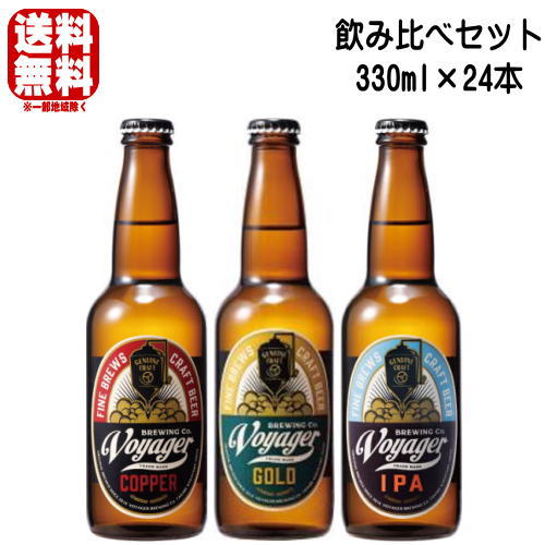 ボイジャーブルーイング コパー ゴールド IPA 330ml 各種8本 合計24本 飲み比べセット送料無料 地ビール クラフトビール ボイジャーブリューイング ...