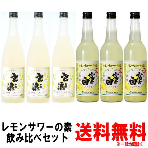 【レモンサワーの素】富士白 レモンチュウハイの素...の商品画像