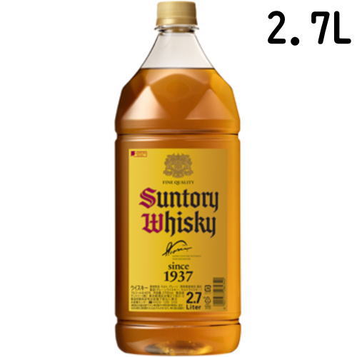 角瓶 40度 2700ml 1本サントリー ウイスキー 角 2.7L ペットボトル お買い物マラソン 店内最大ポイント10倍