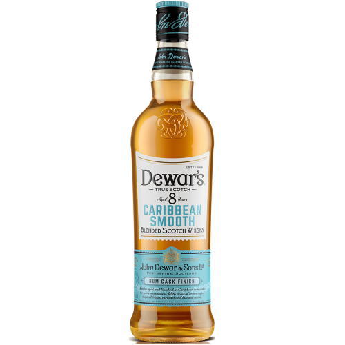 ウイスキー ギフト デュワーズ カリビアンスムース 8年 40度 700ml 専用箱入りウイスキー 数量限定 Dewar's CARIBBEAN SMOOTH ラム樽 スコットランド