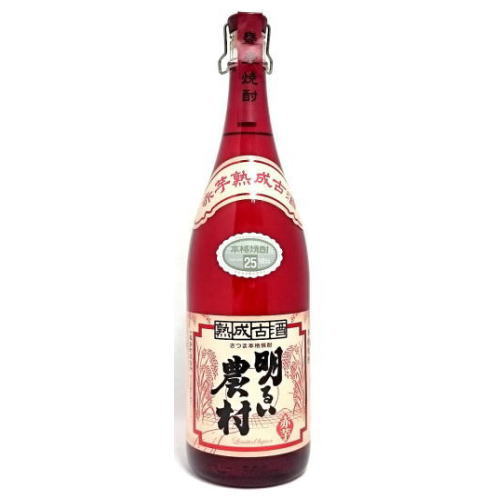 霧島 焼酎 赤芋 熟成古酒明るい農村 25度 1800ml【芋焼酎】【赤芋】【季節限定】【熟成】【古酒】【鹿児島県】【霧島町蒸留所】【ギフト】【プレゼント】 お買い物マラソン 店内最大ポイント10倍