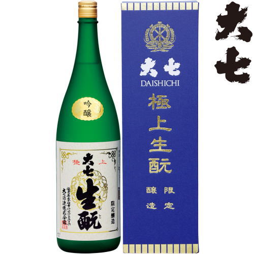 化粧箱入り 日本酒 ギフト 大七 極上 生もと 限定醸造 1800ml 化粧箱入り地酒 日本酒 吟醸酒 福島県 大七酒造 だいしち きもと 退職祝い お中元 御中元 お歳暮 御歳暮 お年賀 御年賀 母の日 父の日 ギフト プレゼント