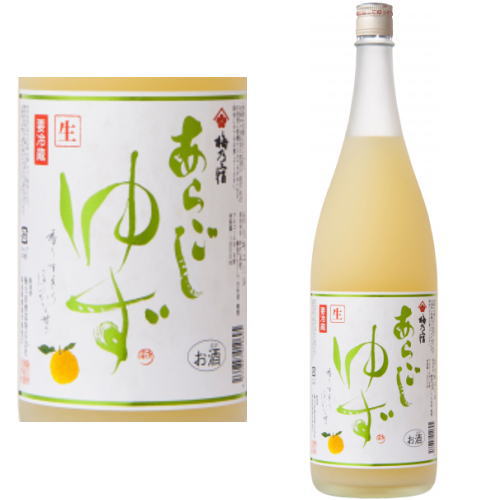 梅乃宿 あらごしクールゆず酒 8度 1800ml※クール便（チルド便）での発送となります。2023年発売分 梅の宿 うめのやど 梅乃宿酒造 生ゆず酒 クールゆず ゆずリキュール 柚子酒 奈良県 要冷蔵