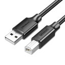 プリンターケーブル USB 5m USB A(オス)-USB B(オス) USB2.0 エプソン キヤノン カラリオ PIXUS インクジェット レーザープリンタ対応