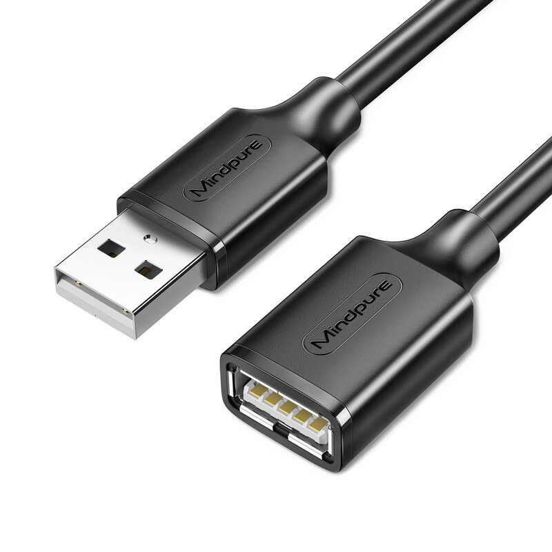 USB 延長ケーブル 0.5m 1m 1.5m 2m 3m 5m 8m 10m タイプAオス - タイプAメス USB延長 コード ブラック 最大 高耐久性 デスクトップパソコン プリンターなど接続可能 送料無料