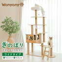 直営店 クーポン配布中 レビューCP実施中【木登りアスレチックタワー ワイドタイプ】キャットタワー キャットツリー ケージ 安全 木製 大型猫 猫タワー 爪とぎ...