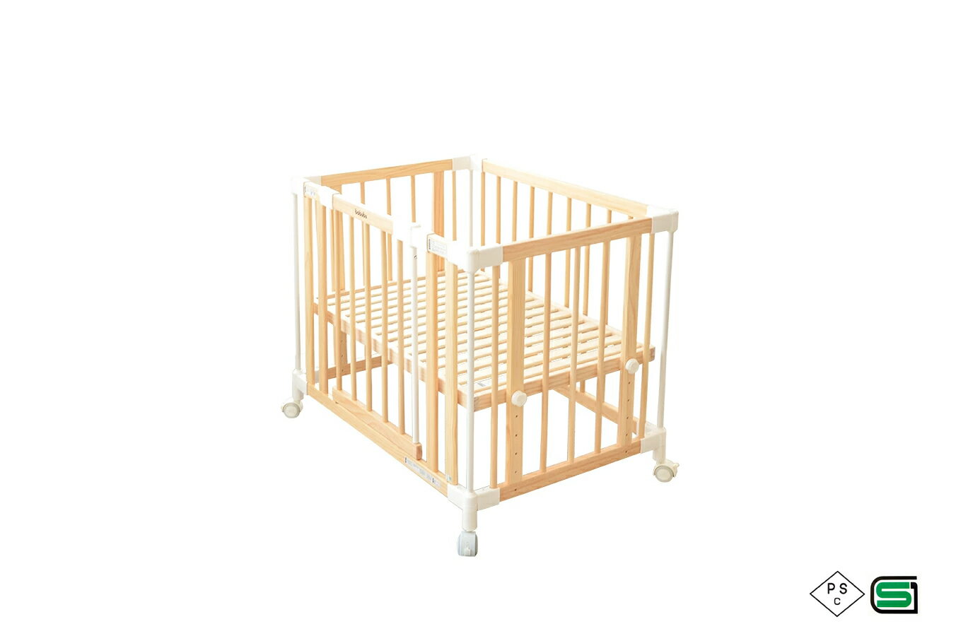 【5％OFFクーポン配布中】babubu. バブブ ミニベッド【ゲート扉つき】 SAFETY GROW UP BABY BED ベビーベッド 工具不要 簡単組立 添い寝 木製 ベビーゲート プレイペン ベビーサークル パーテーション 出産準備 ig