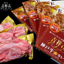 【神戸牛】カレー 牛スジセット(カレー200g×3 神戸牛スジセット200g)≪特選神戸牛専門店 吉祥吉≫神戸牛ビーフカレー 牛筋カレー 牛すじカレー レトルトカレーセット お中元 御中元 カレーセット 牛すじカレーレトルト 高級レトルトカレー 美味しいレトルトカレー