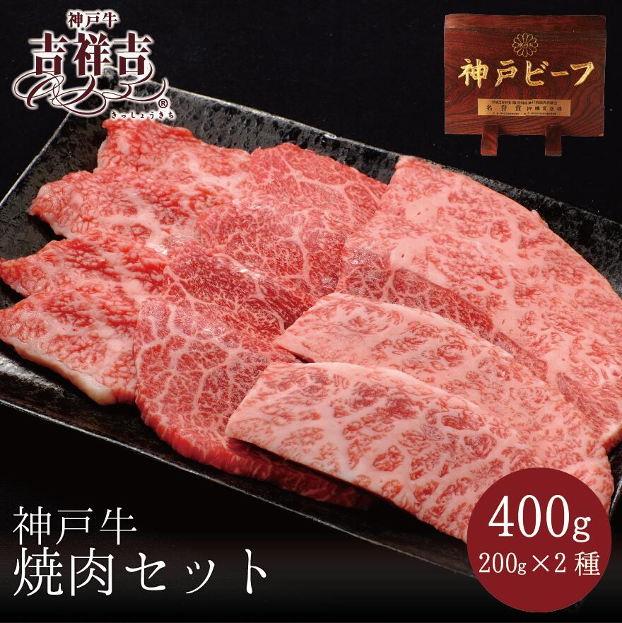 神戸牛 ギフト 神戸牛ステーキ「特上カルビ・極上赤身」400g(200g×2種) お中元 お歳暮 お祝い 内祝い 御礼 ギフトセット 父の日 忘年会 敬老の日 結婚祝い 出産祝い 還暦祝い 引出物や内祝い 誕生日プレゼント 母の日 快気祝い 入学 卒業祝い 就職 退職祝い 記念品 賞品