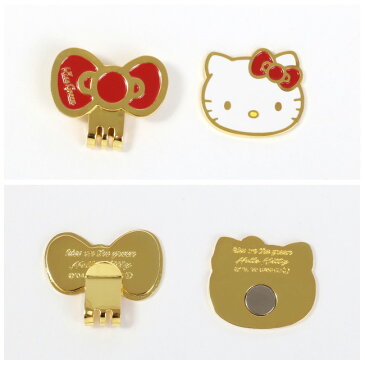 【代引手数料無料】限定Hello Kittyコラボ キティちゃんマーカー ゴルフウェア レディース ゴルフウエア ゴルフ マーカー マグネット レディース