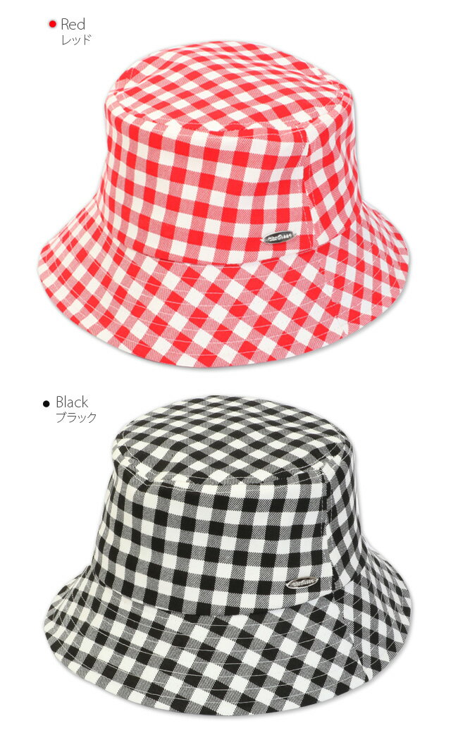 【サンバイザー・帽子1650円均一セール】帽子 レディース ハット かわいい / ギンガムチェックバケットハット / ゴルフウェア レディース ゴルフウエア 日焼け 対策 防止 ゴルフ テニス スポーツ 運動 おしゃれ 可愛い