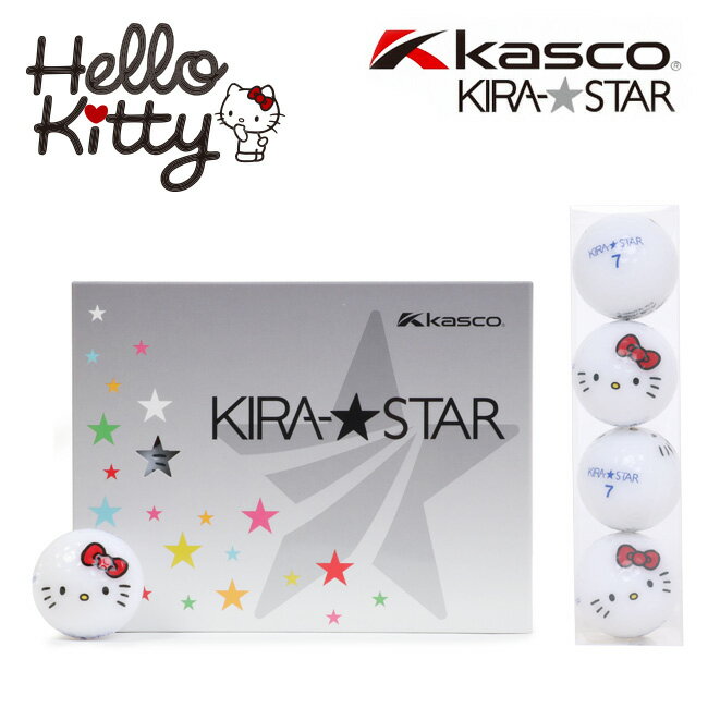 【代引手数料無料】Hello Kittyコラボ★キティちゃんフェイスボール（1ダース：12個） (ゴルフウェア レディース ゴルフウエア)