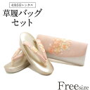 草履バッグ レンタル フリーサイズ / シルバー / 岩佐ブランド【往復送料無料 草履バッグセット】【訪問着/付下げ/色無地/振袖/袴に】履物 クラッチ 礼装用...