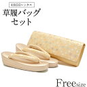 草履バッグ レンタル フリーサイズ / ゴールド / 彩小径ブランド【往復送料無料 草履バッグセット】【黒留袖/色留袖/訪問着/付下げ/色無地に】履物 和装 礼装用 婚礼 結婚式 パーティ 入学式 お茶会 入園式 卒業式 卒園式 結納 お宮参り 金 Lサイズ クラッチ 【レンタル】
