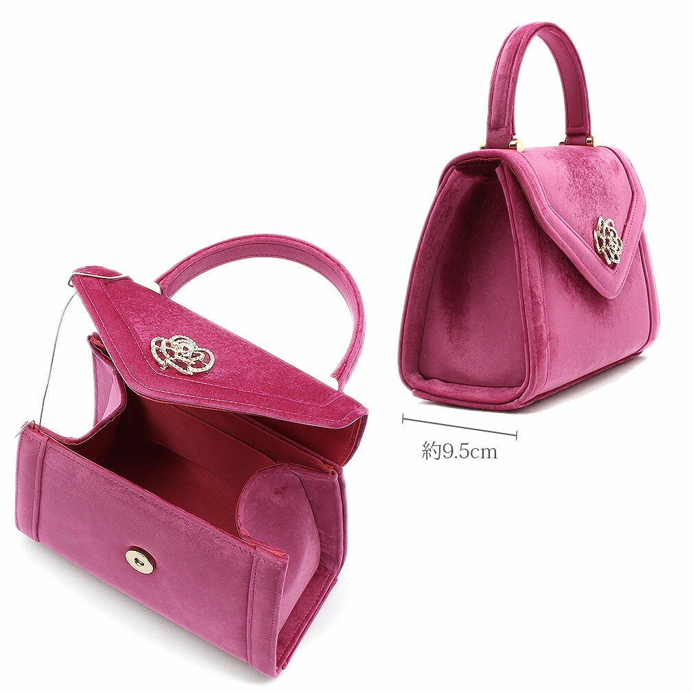 振袖 草履 バッグ セット 成人式 草履バッグセット 振袖用 振り袖 Lサイズ フリーサイズ ピンク 黄 緑 紺 カメリア風ビジュー PRIMA ベルベット 草履バッグ 草履バック バッグ 草履 セット 洋風