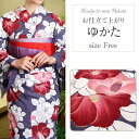 【クーポン利用で10%OFF!】浴衣 単品 女性用 紫苑×白 金彩椿綿麻混浴衣 浴衣 ゆかた レトロ かわいい キュート シック 大人 モダン 粋 古典 女性 レディース 夏 花火 祭り 涼しげ 20代 30代 Nostalgic Gallery