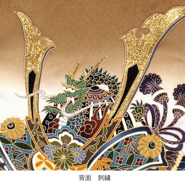 お宮参り 着物 男の子 産着 茶 兜 几帳 鼓 松 正絹 祝い着 のしめ 掛け着 初着 服装 赤ちゃん 販売