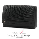 フォーマルバッグ ブラックフォーマル 喪服用【 黒 日本製 フォーマル 2WAY チェーン付き プリーツ 和洋兼用 手提げ クラッチ 仏事 礼装 黒紋付 喪服 ...