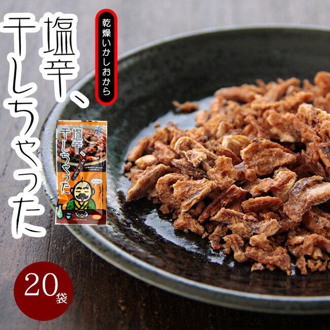 塩辛、干しちゃった 20g ×20袋【函館名産】のいか塩辛を風味そのまま、フリーズドライに！ゴロ「イカの肝」風味がお口いっぱいに広がります！【酒の肴　ご飯のお供　おやつ　お茶請け】【敬老の日】【メール便対応】