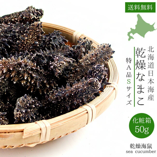 乾燥ナマコ特A級品Sサイズ50g【化粧箱入り】 1本4g前後...