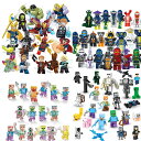 ブロックおもちゃ 互換品 マイクラフ 忍者ミニフィギュア ヒーロー キャラクター 16体/24体 組立玩具 人気漫画 アニメ 置き物 クリスマスギフト 誕生日プ...