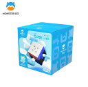 Monster Go Cloud & Rainbow & UT 3x3 Cube モンスターGo 3x3 EDUスピードキューブ 立体パズル ステッカーレス MG356 教育キューブパズル 子供 初心者 ルービックキューブ おすすめ 知育【低価格ながら極上の構造】新製品 ルービックキューブ